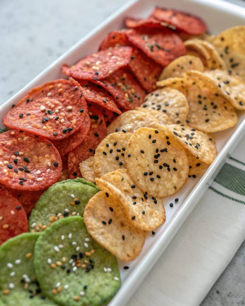 flavor variations of air fry cottage cheese chips