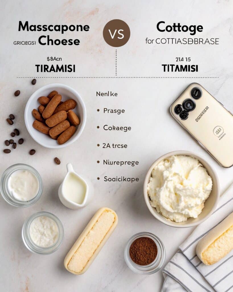 cottage cheese vs mascarpone nutritional comparison chart