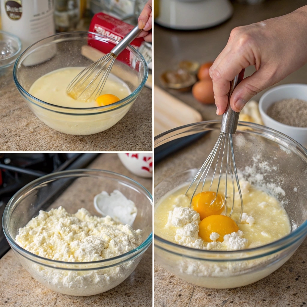 how to make baked cottage cheese eggs step by step