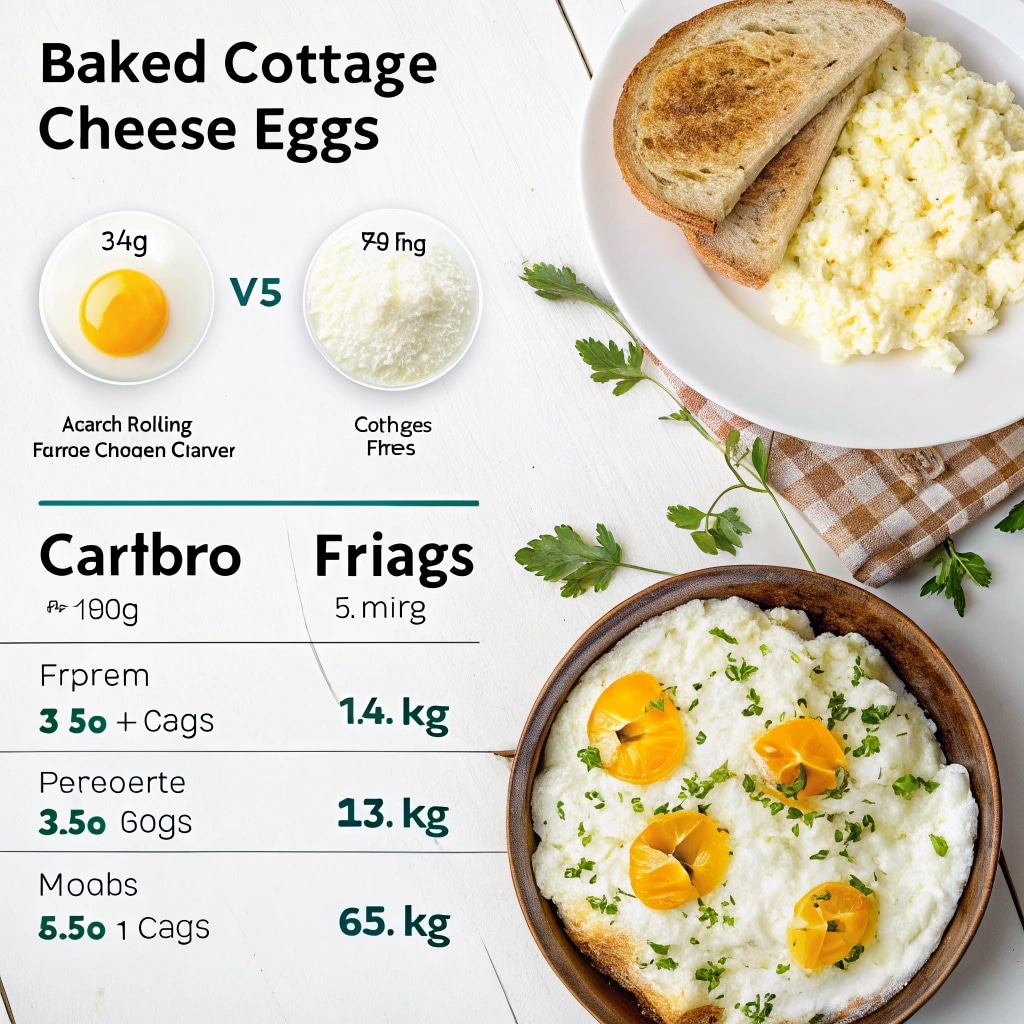 baked cottage cheese eggs vs fried eggs nutrition