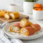 Pumpkin Cottage Cheese Roll Ups