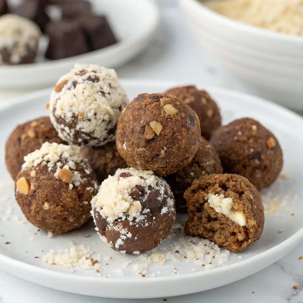 Cottage Cheese Brownie Batter Protein Bites