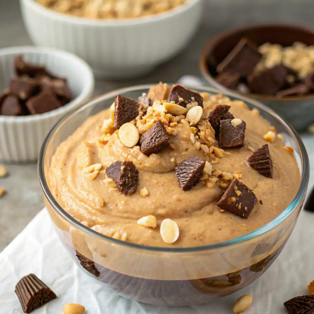 Peanut Butter Cup Cottage Cheese Mousse