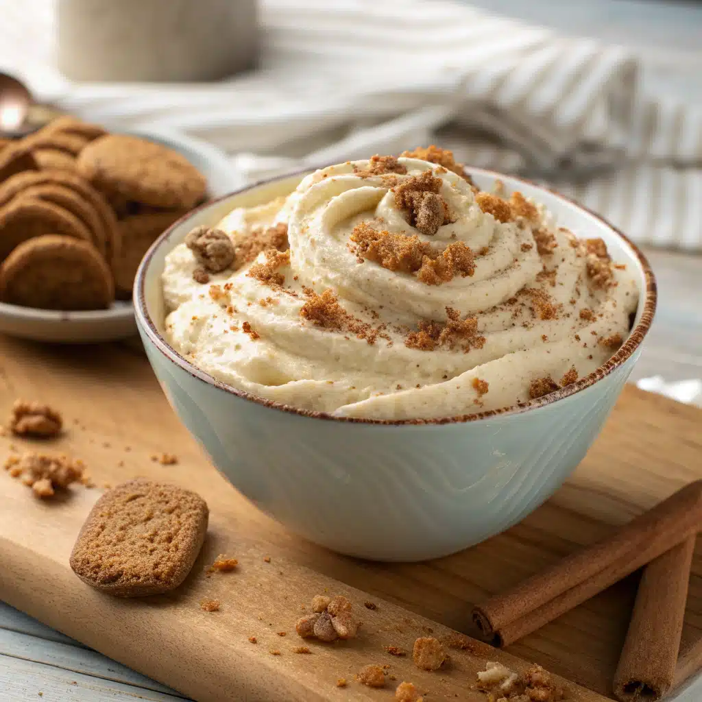 Cinnamon Roll Cottage Cheese Dip