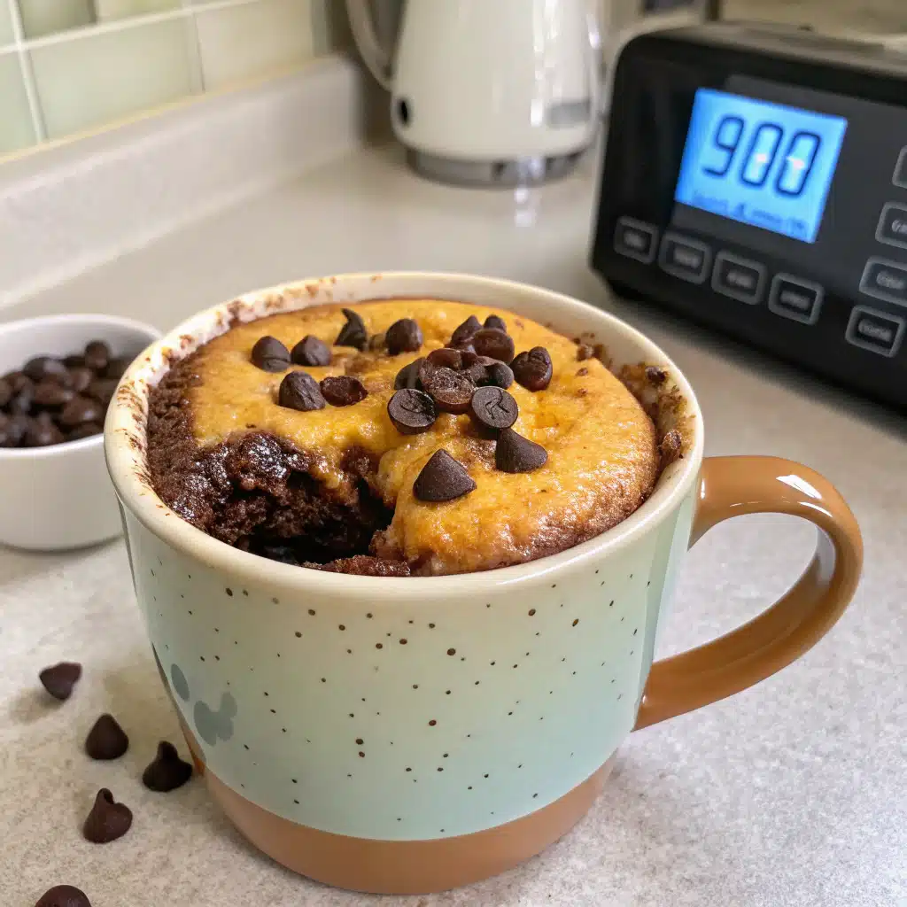 Molten Lava Protein Mug Cake (Ready in 90 Seconds!) 1 Molten Lava Protein Mug Cake (Ready in 90 Seconds!)
