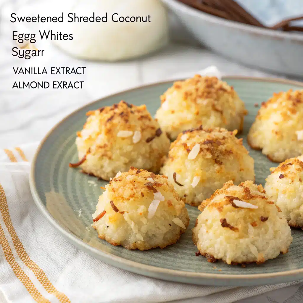 5-Ingredient Chewy Coconut Macaroons Recipe
