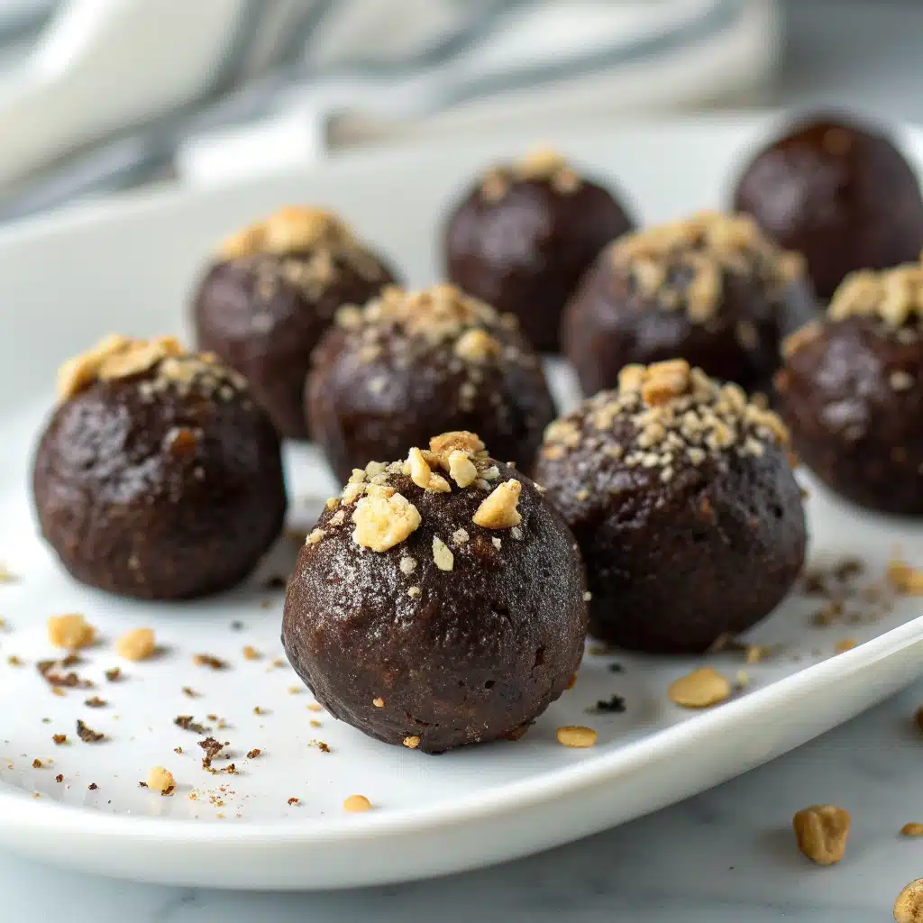 No Bake Protein Brownie Bites