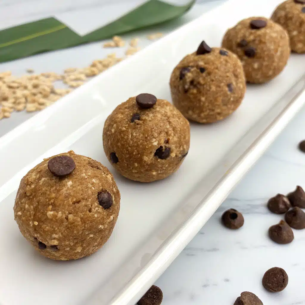 No-Bake Cottage Cheese Brownie Batter Protein Bites