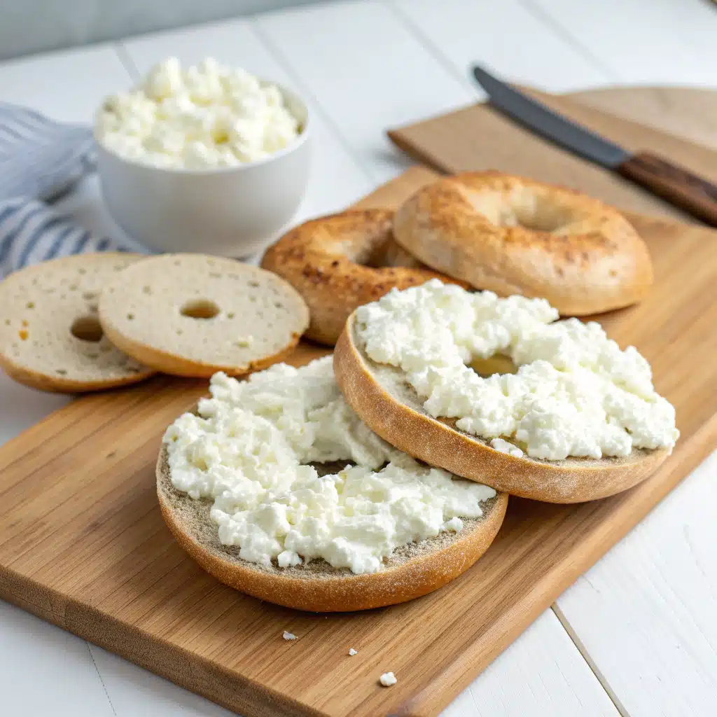 High-Protein Cottage Cheese Bagels 1 High-Protein Cottage Cheese Bagels