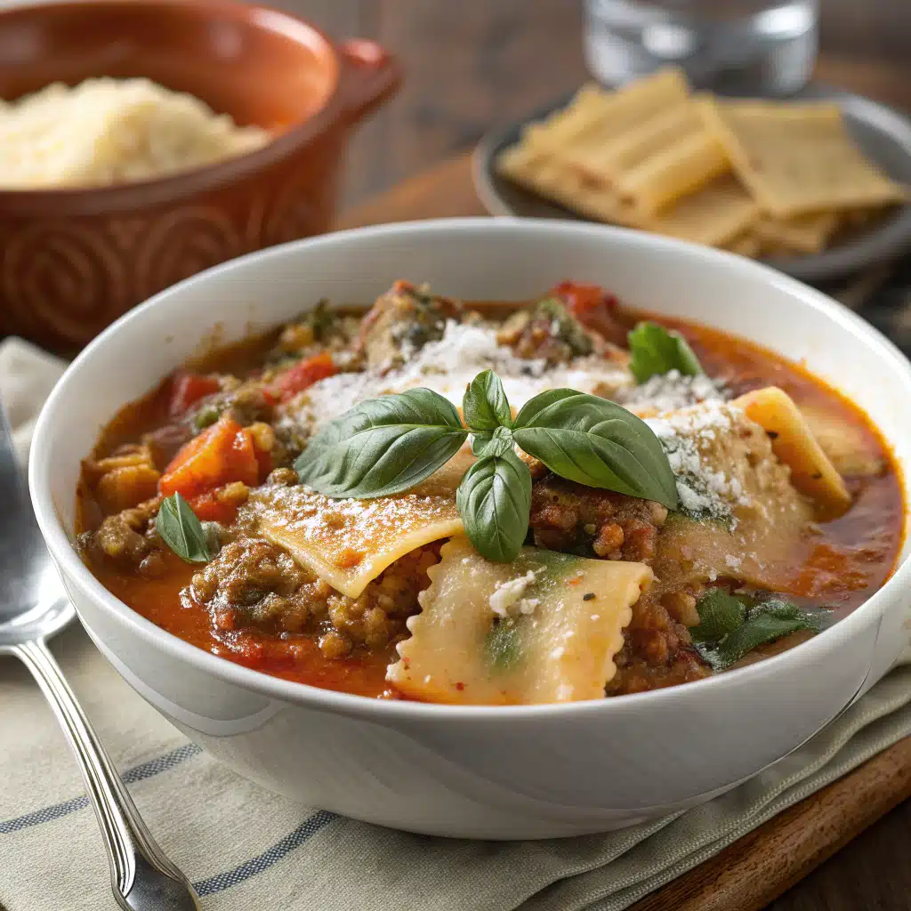 Lasagna Soup