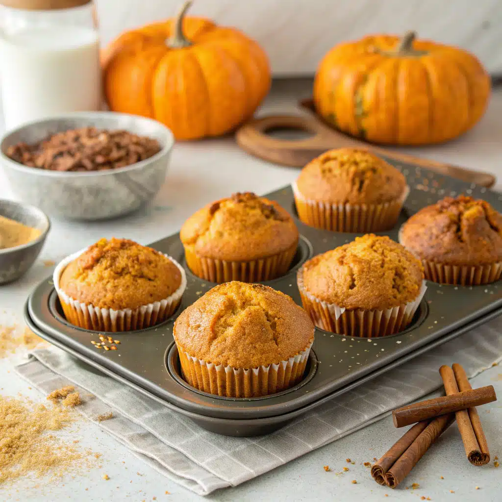 Moist Greek Yogurt Pumpkin Muffins Recipe