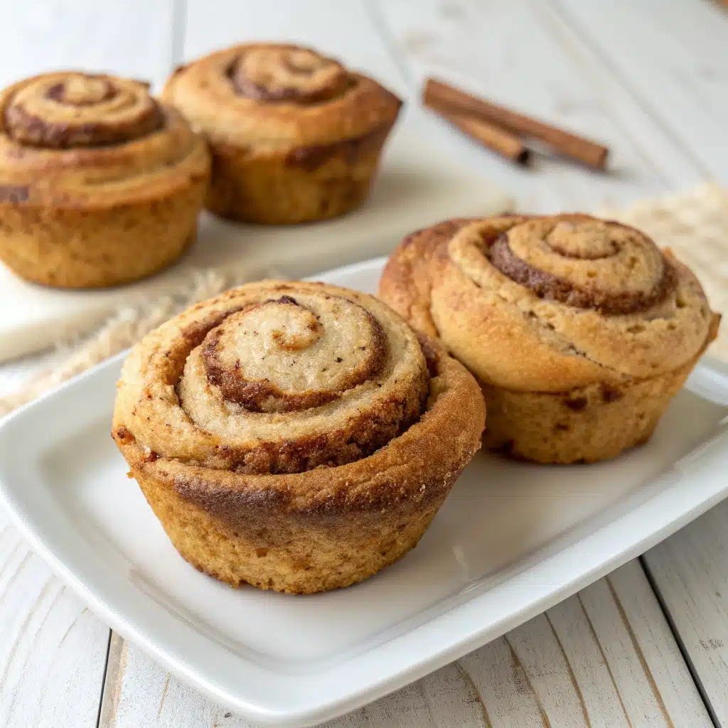 Cinnamon Roll Protein Muffins