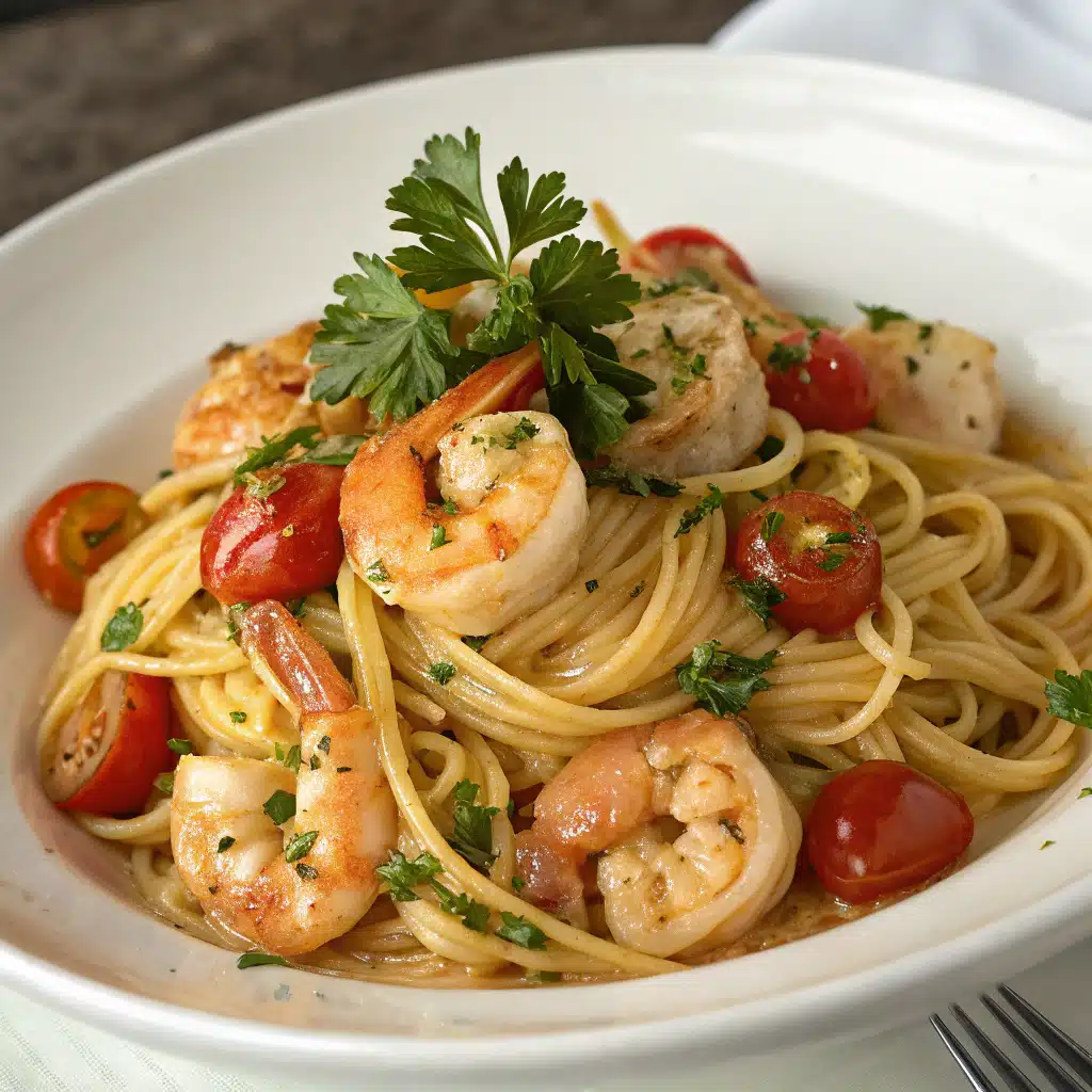 Garlic Shrimp Pasta