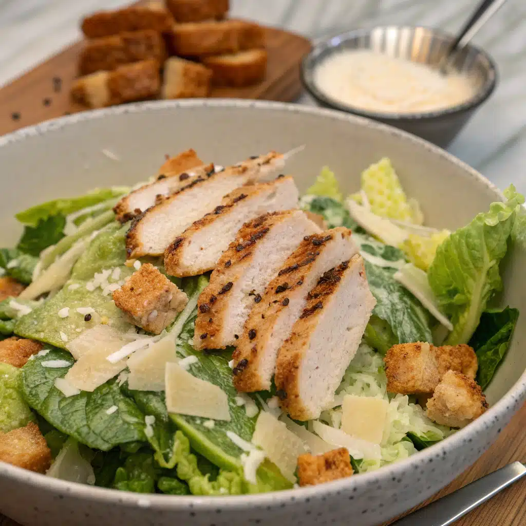 Caesar Salad with Grilled Chicken