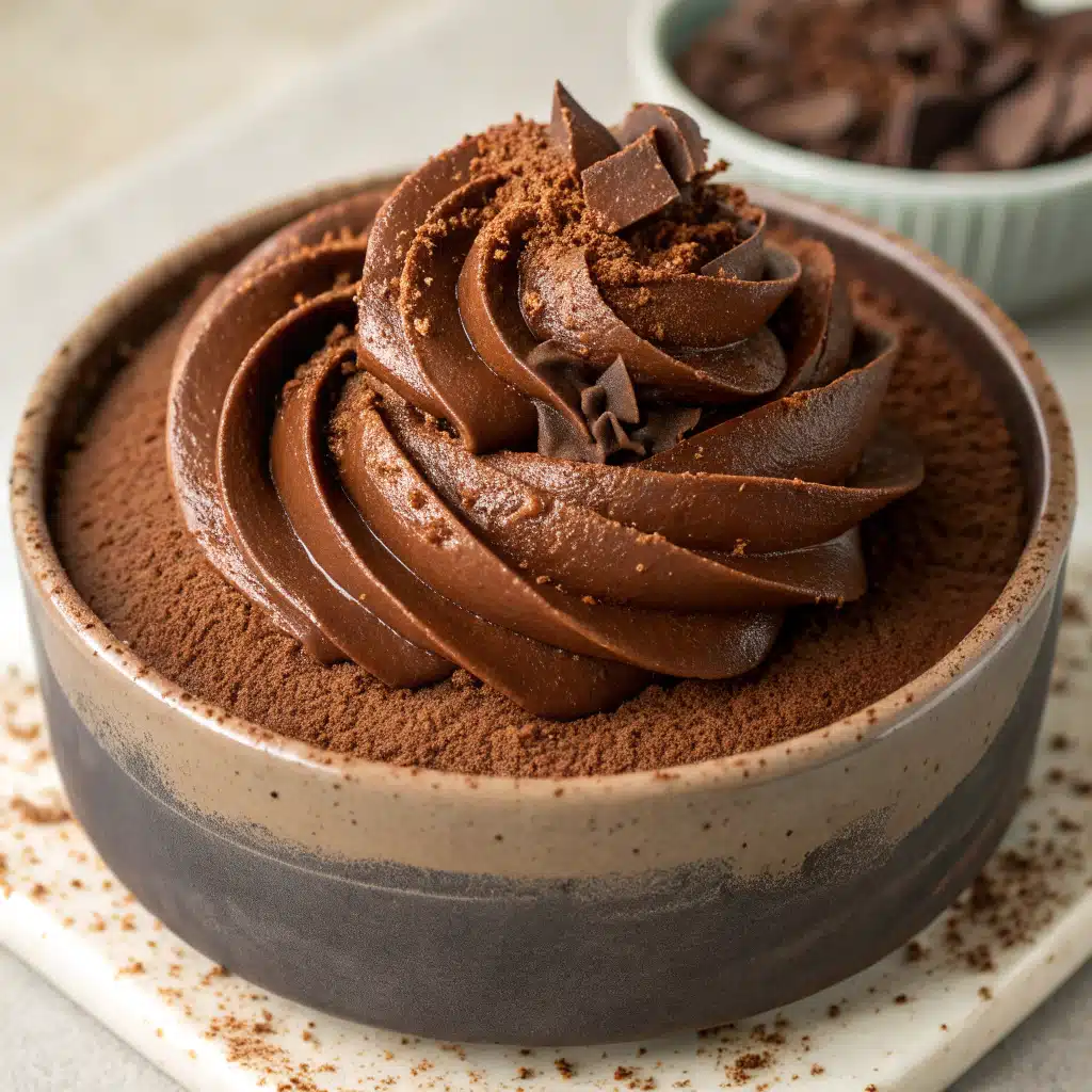 Chocolate Mousse Cake Bowl