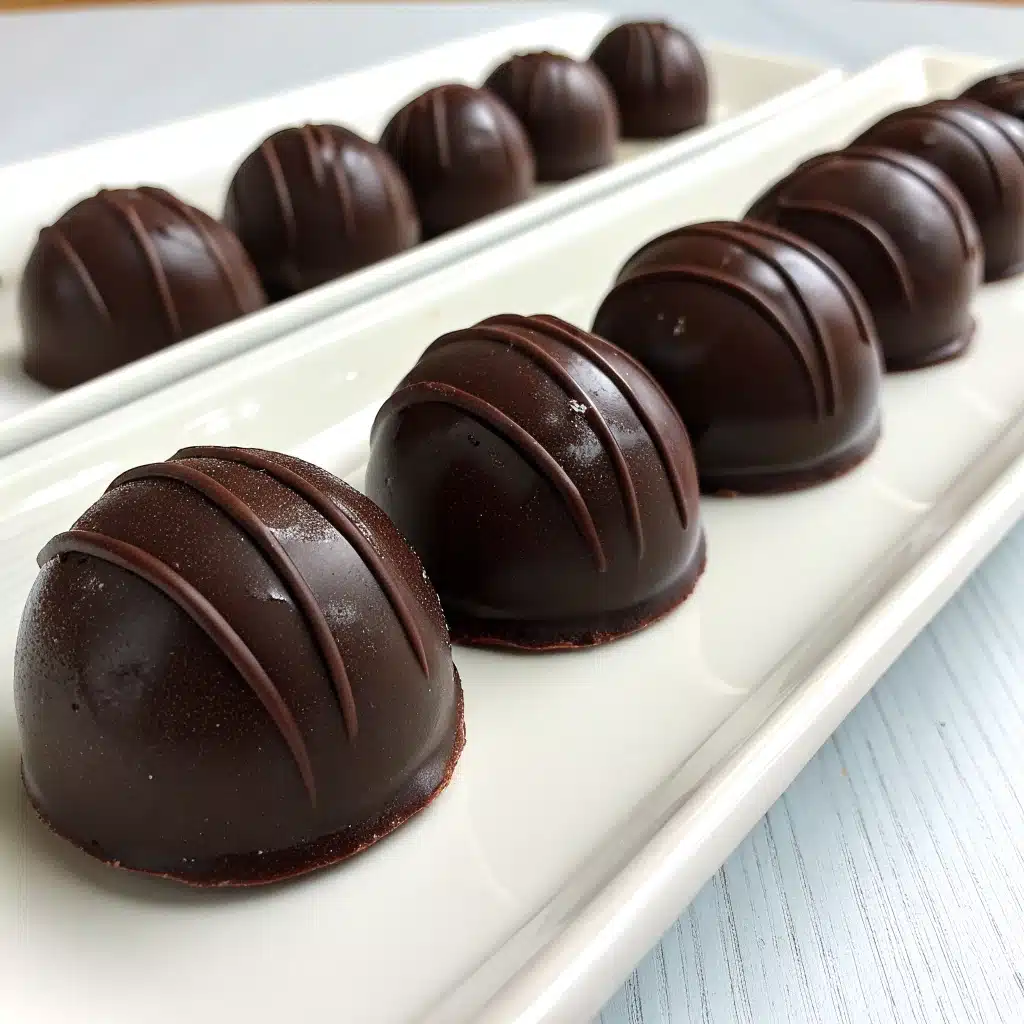 Dark Chocolate Ganache Truffles