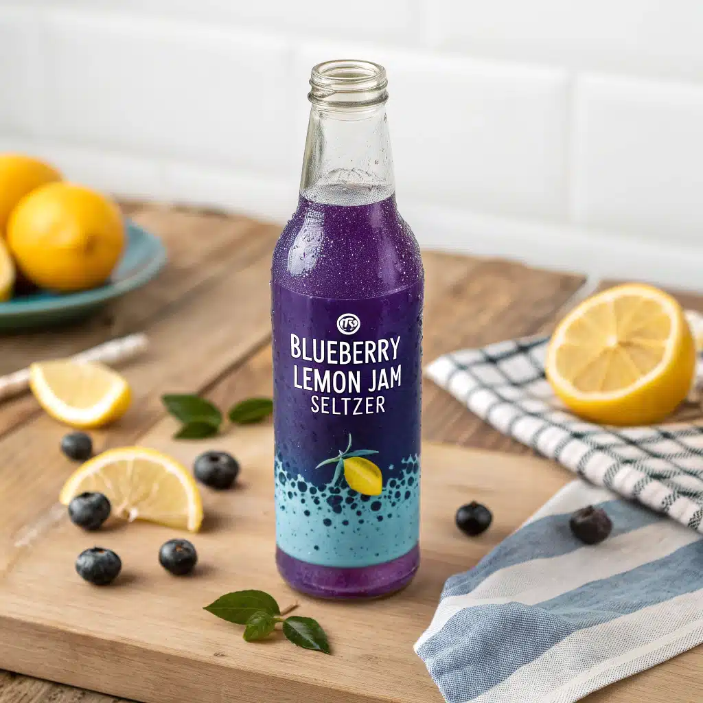 Blueberry Lemon Jam Seltzer
