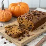 Healthy Oatmeal Double Chocolate Pumpkin Bread