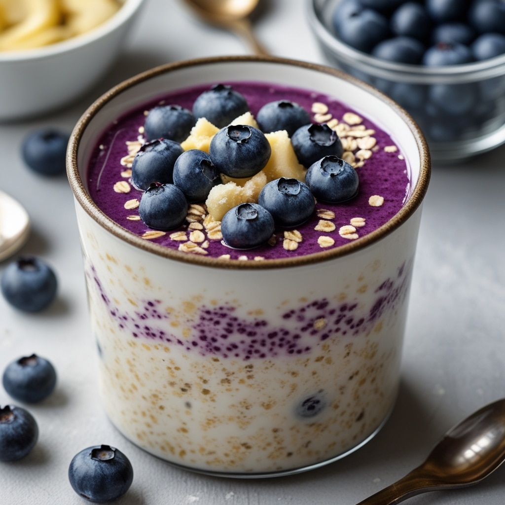 Blueberry overnight oats