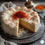 Milk Cake with Saffron