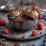 Molten Nutella Bowl Cake