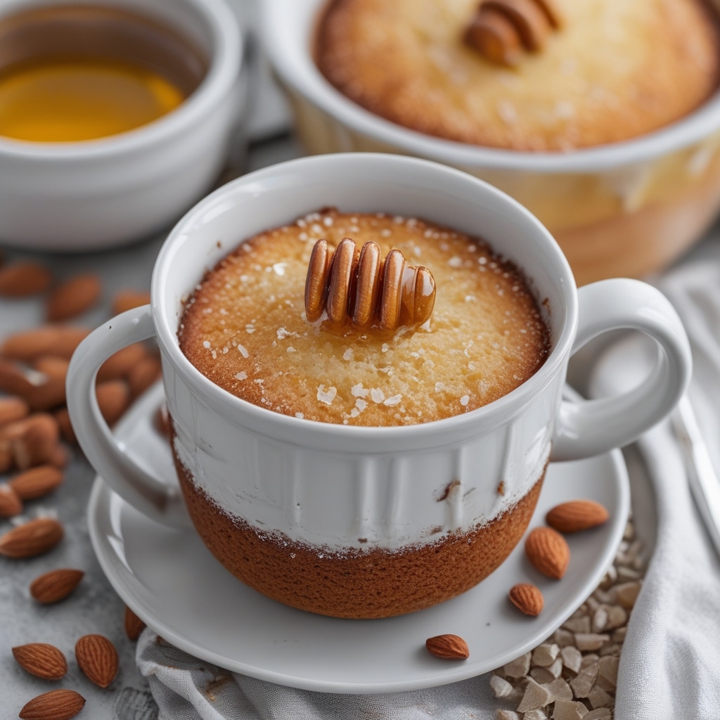Almond Honey Mug Cake