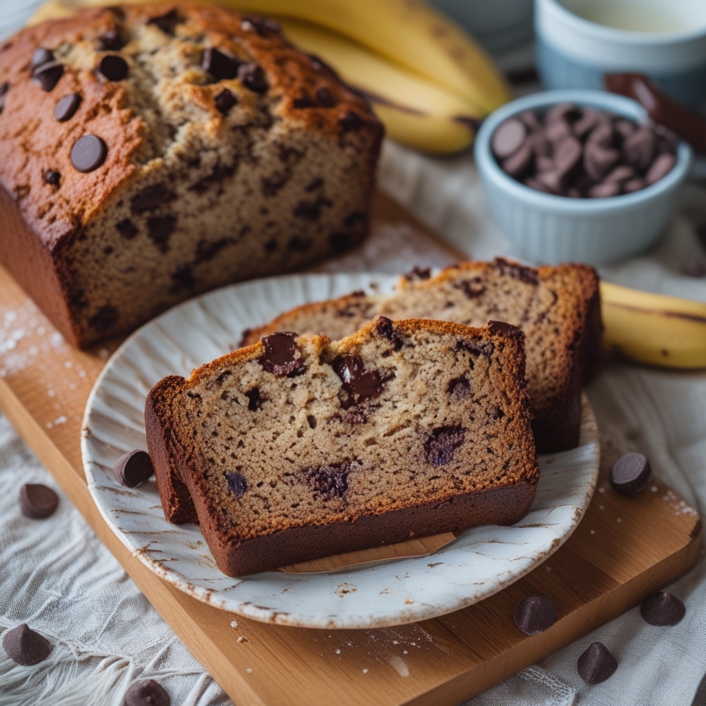 Chocolate chip banana bread