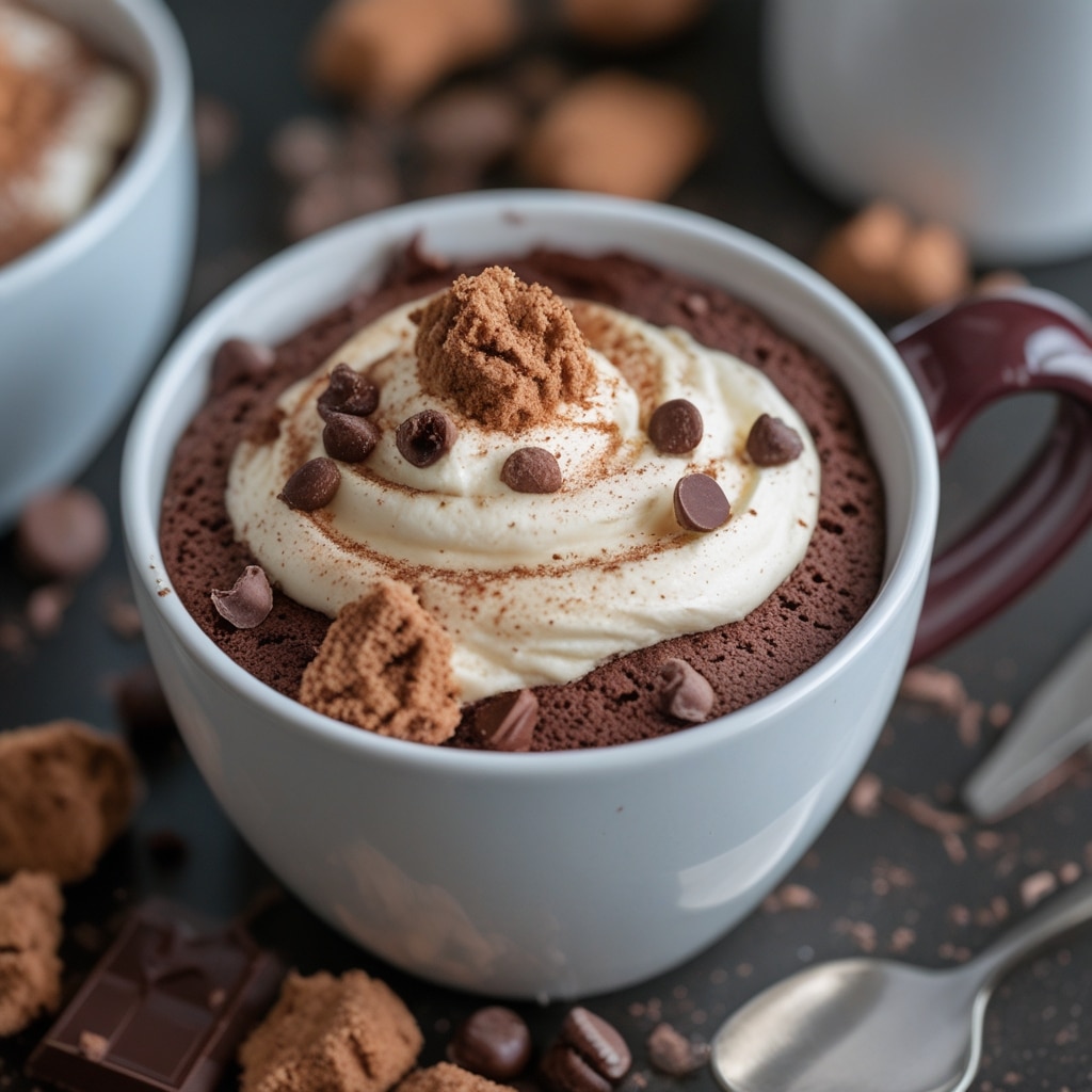 Espresso Dark Chocolate Mug Cake