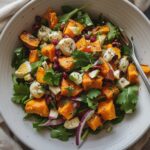 Roasted sweet potato salad
