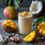 Mango coconut smoothie