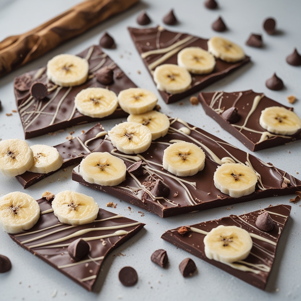 Viral Chocolate Banana Bark - 3 Ingredients