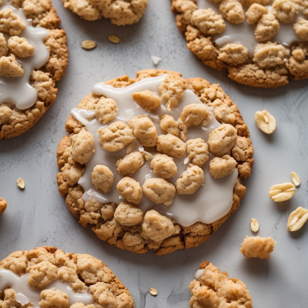 Old Fashioned Iced Oatmeal Cookies Recipe