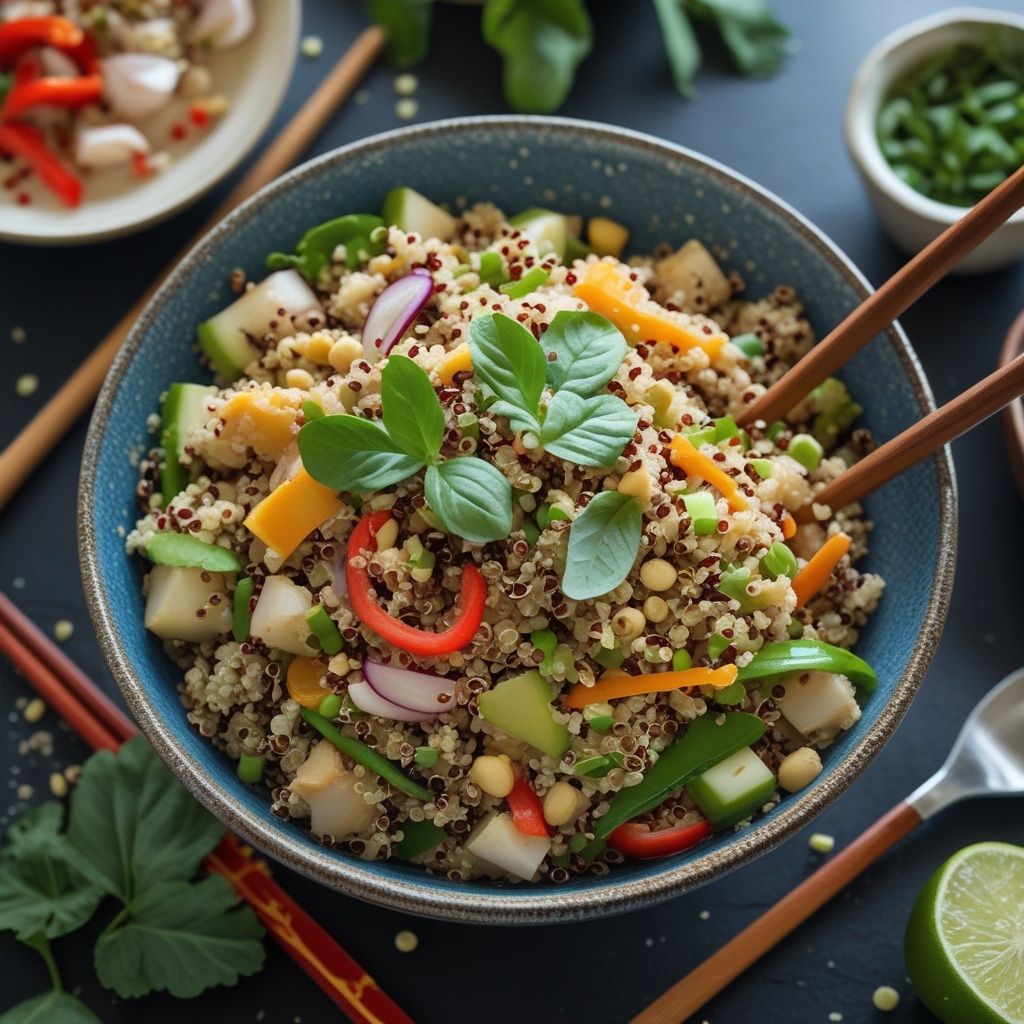 Vegan Thai Quinoa Salad
