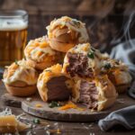 Smoked Brisket Beer Cheese Bombs