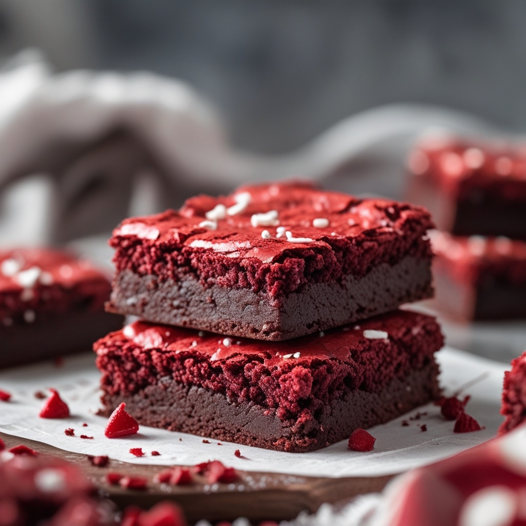 The Best Fudgy Red Velvet Brownies Recipe