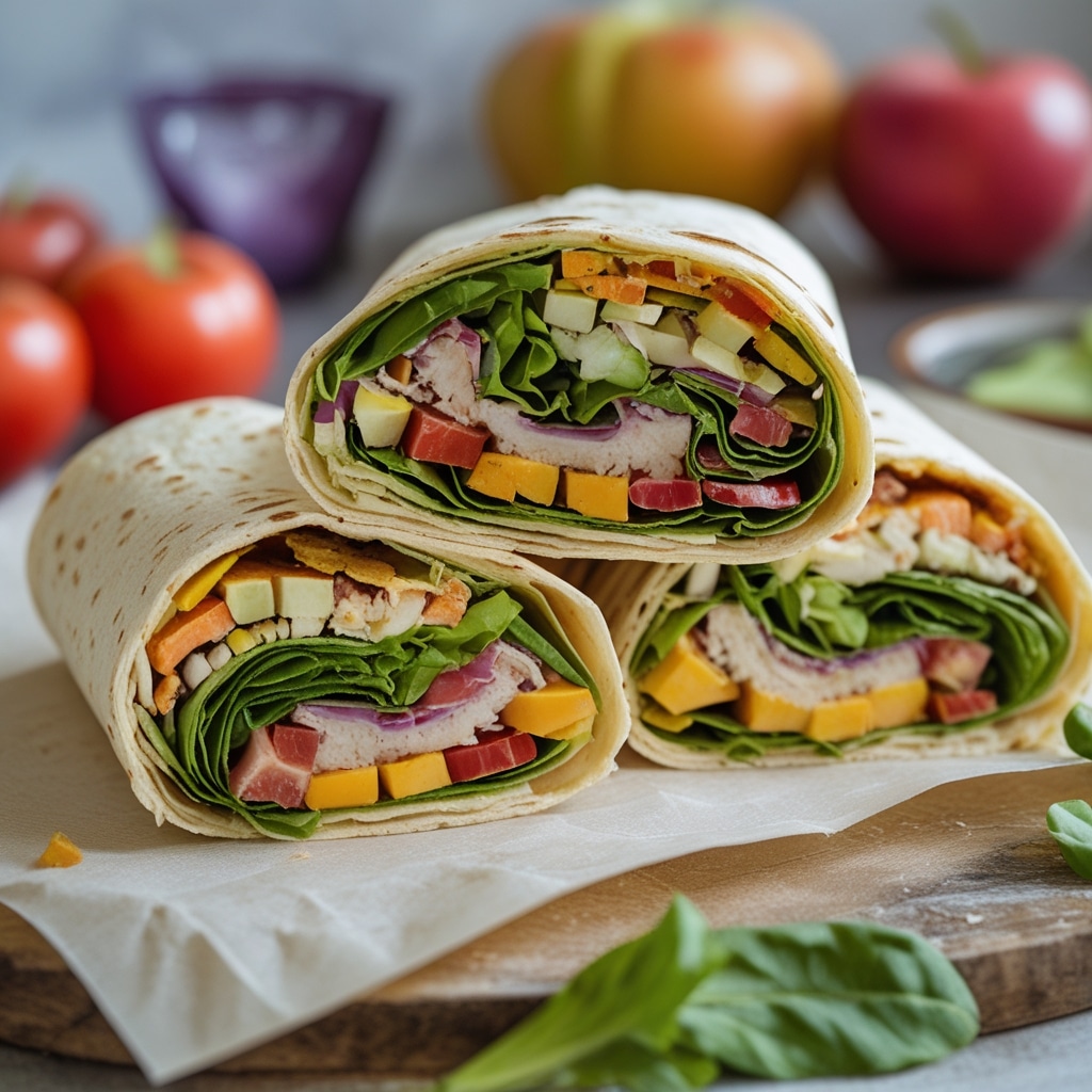 Easy School Lunch Wraps Recipe for Busy Kids