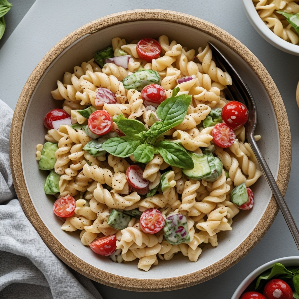 Quick and Healthy Pasta Salad Recipe for Lunches