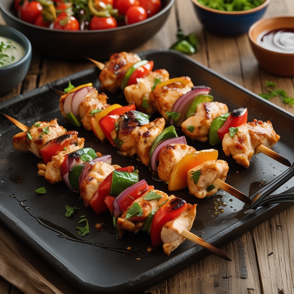 Bang Bang Chicken Kabobs