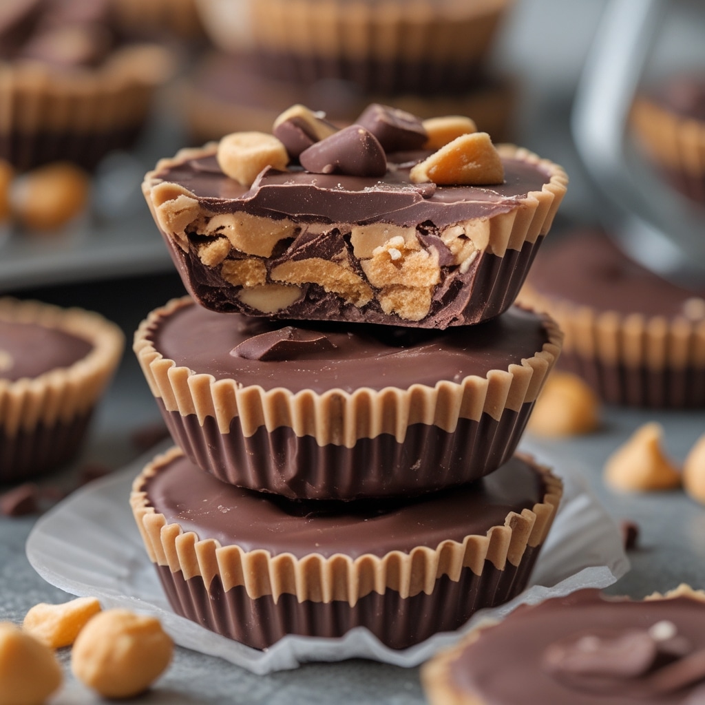 Chocolate Peanut Butter Crunch Cups