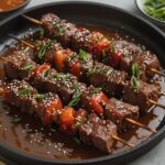 Teriyaki Sesame Beef Skewers