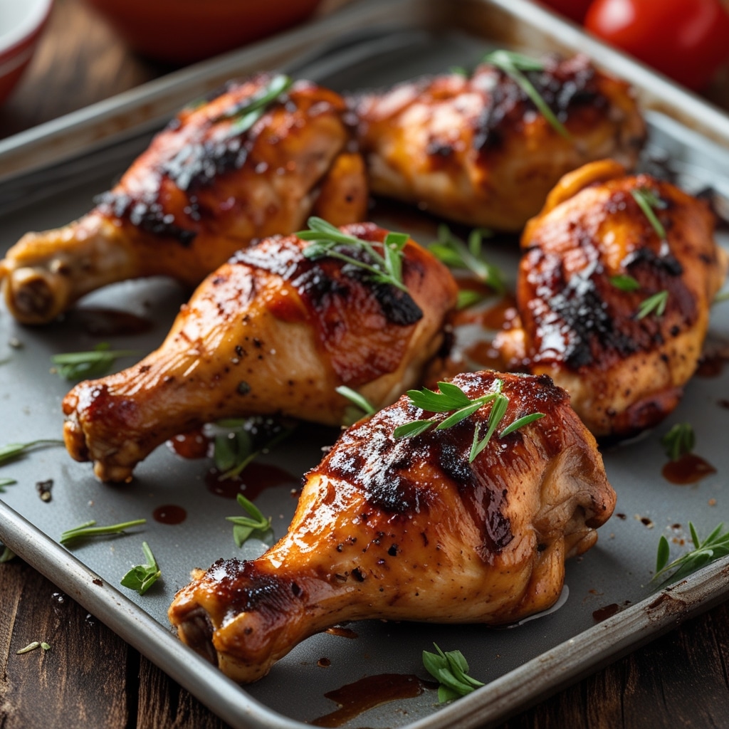 Oven BBQ Chicken Drumsticks