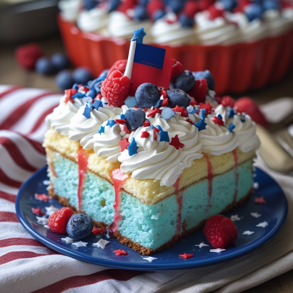 Patriotic Poke Cake