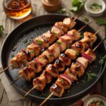 Bourbon Bbq Chicken Kabobs