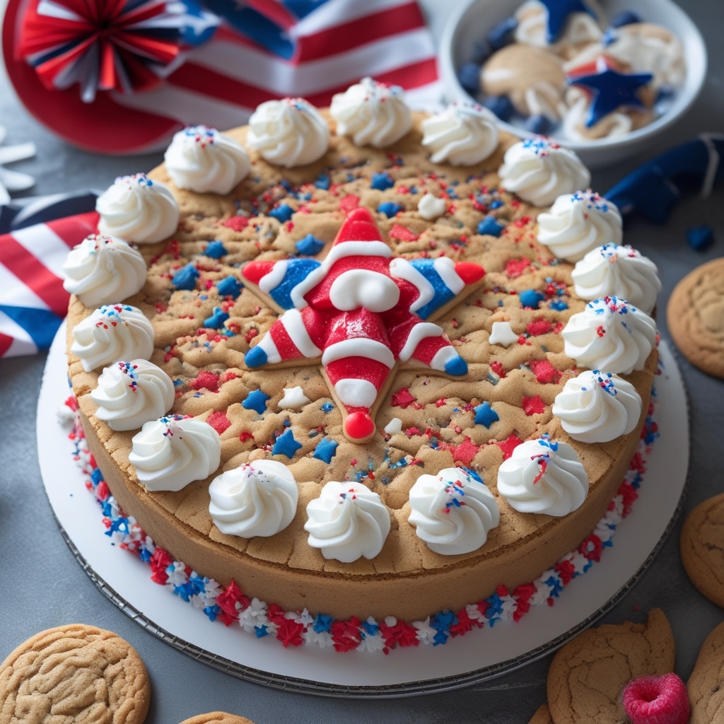 Patriotic Cookie Cake