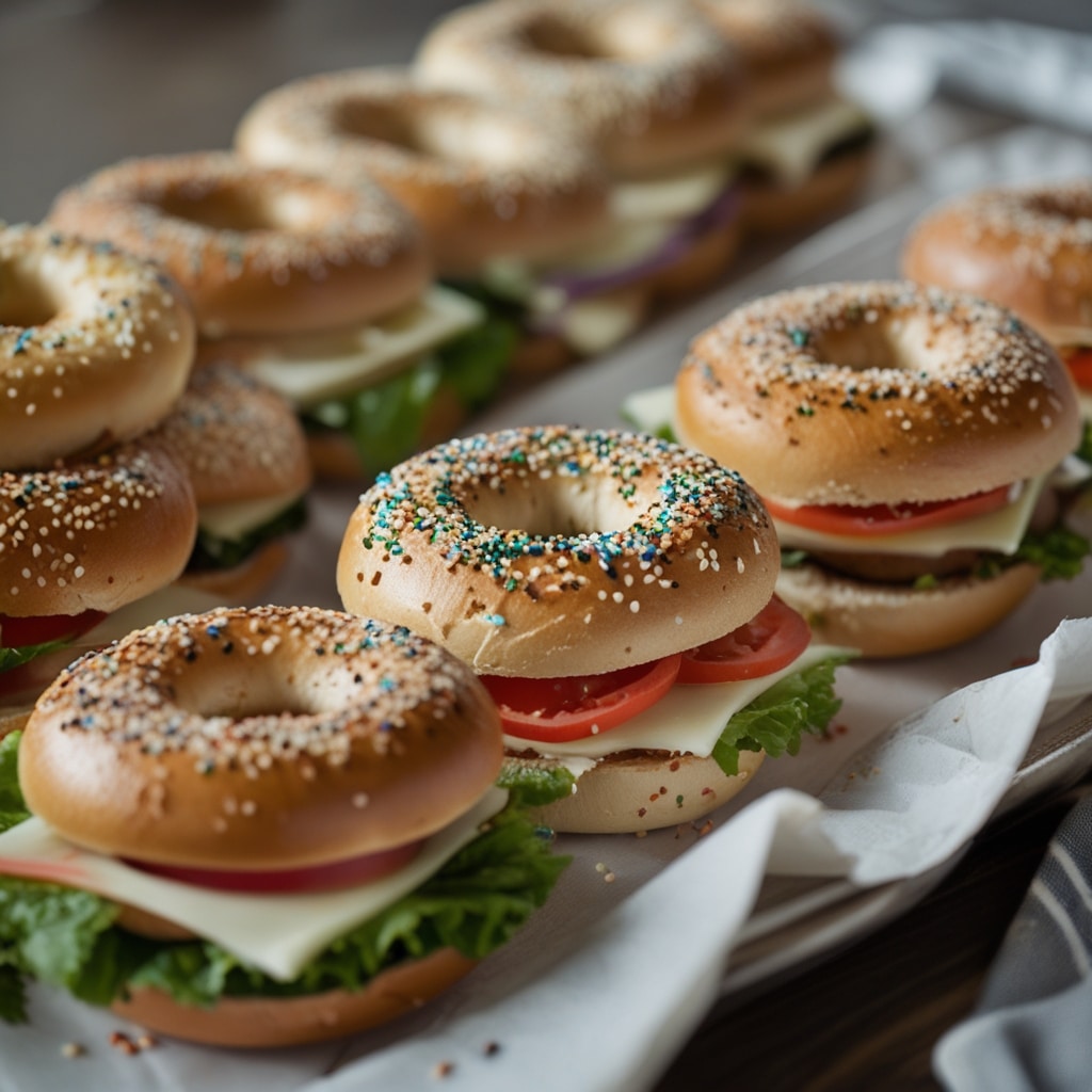 Mini Bagel Sandwiches