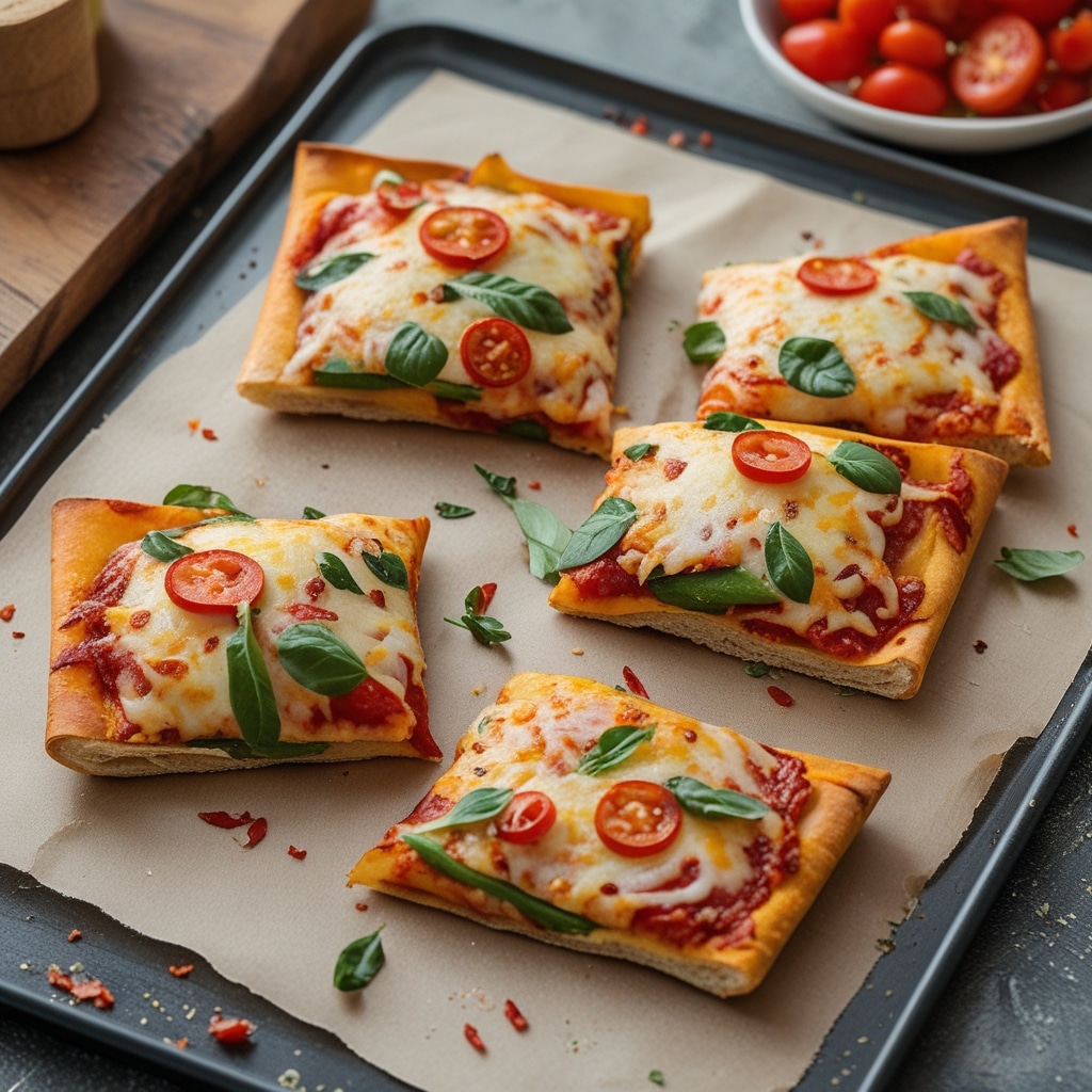 Easy DIY Vegetable Pizza Pockets for Lunchboxes