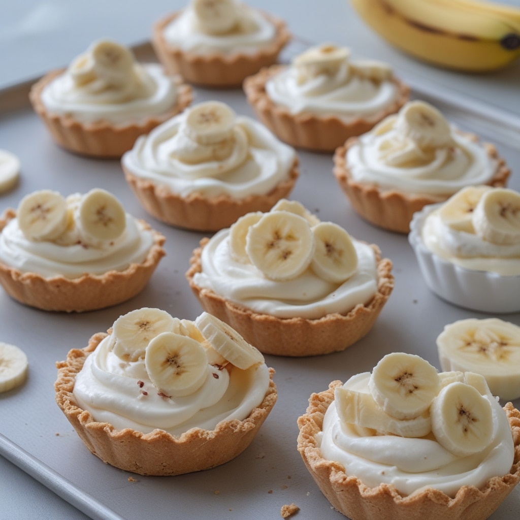 No-bake Mini Banana Cream Pies Recipe