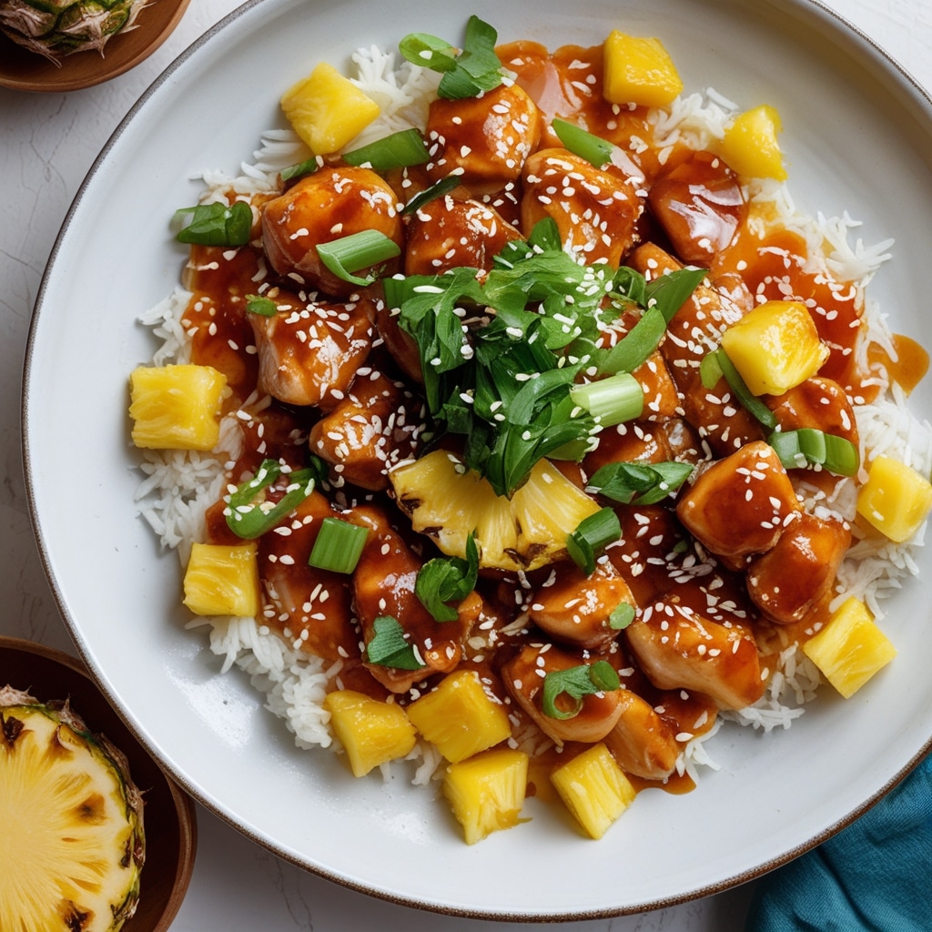 One Pan Pineapple Teriyaki Chicken