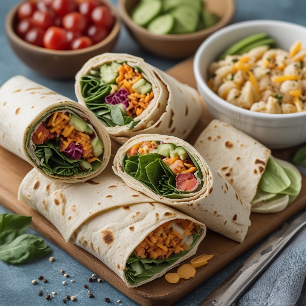 Easy School Lunch Wraps Recipe for Back to School