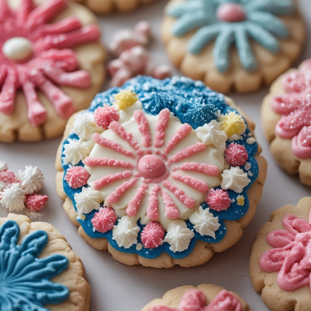 Fireworks Cookies and Cream Cookies
